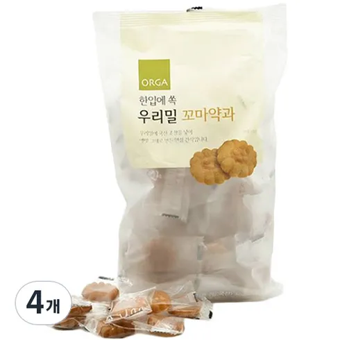 우리밀 땅콩약과 30g X 80개 2.4kg 이걸로 종결