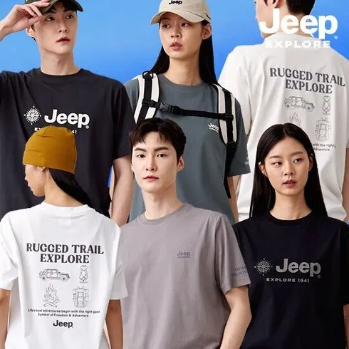 JEEP 남성 24 SUMMER COOL SORONA 반팔 티셔츠 4종 인기순위7 모아보기