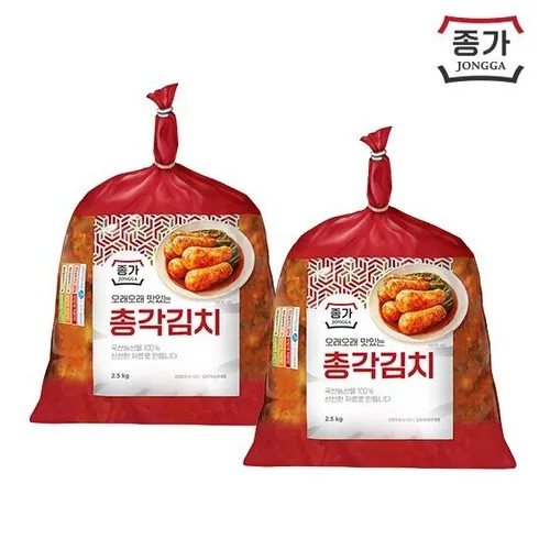 종가 종가집 총각열무김치 총 5kg 이걸로 종결