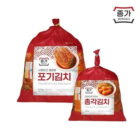 종가 중부식 포기김치 11kg (5.5kg X 2 후기정보 모아서 비교하기